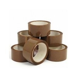 Ruban adhésif 48 mm 66 m brun