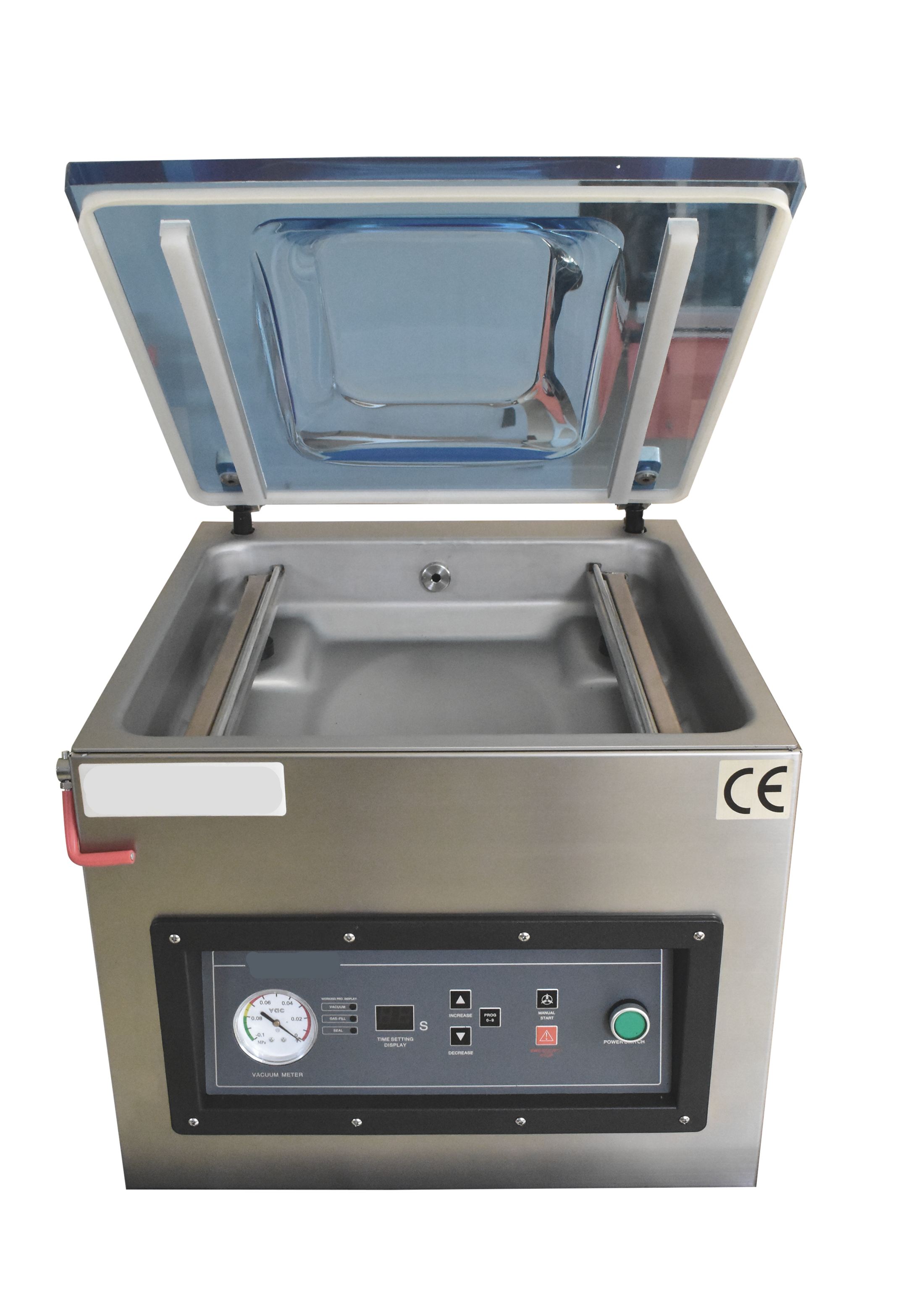 Machine sous vide à cloche DOZE400TB, chambre et barres de soudure