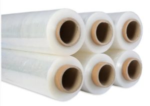 Film étirable manuel 500 mm / 23 µm : six rouleaux de 3 kg, conditionnés dans un carton